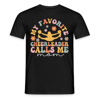 Pom-pom girl groovy - T-shirt homme - noir - Devant - AI Model Male 178 light (178cm)