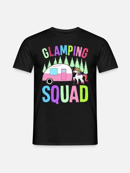 Glamping Team Glamper - Men's T-Shirt - black