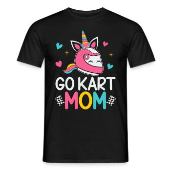 Go Kart Racing Femme Go Kart Racer - T-shirt homme - noir - Devant - AI Model Male 178 light (178cm)