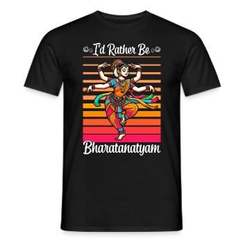Indischer Tanz Indischer Volkstanz - Männer T-Shirt - Schwarz - Vorne - AI Model Male 178 light (178cm)