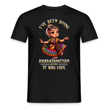 Bharatanatyam Dance Classical Indian Dance - Men's T-Shirt - black - Front - AI Model Male 178 light (178cm)