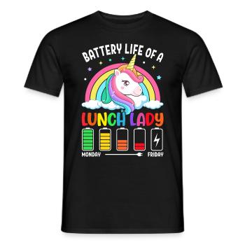 Cafeteria Crew - Men's T-Shirt - black - Front - AI Model Male 178 light (178cm)