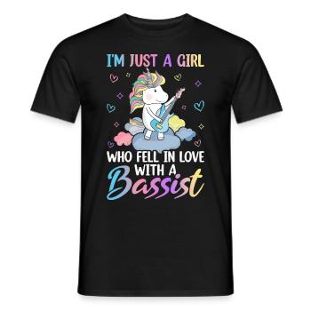 Guitarist - Men's T-Shirt - black - Front - AI Model Male 178 light (178cm)