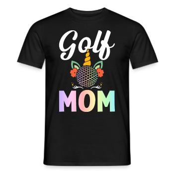 Golfspielerin Golfspielen - Männer T-Shirt - Schwarz - Vorne - AI Model Male 178 light (178cm)