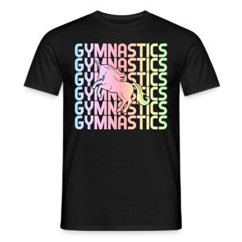 Turner Cartwheel - Men's T-Shirt - black - Front - AI Model Male 178 light (178cm)