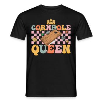 Groovy Cornhole Maman Trou De Maïs - T-shirt homme - noir - Devant - AI Model Male 178 light (178cm)