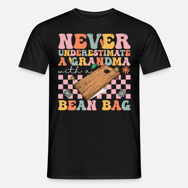 Cornhole - Männer T-Shirt - Schwarz