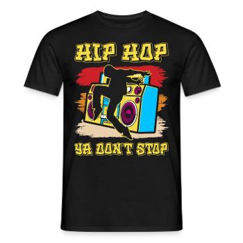 Danse Hiphop Danseur Breakdance - T-shirt homme - noir - Devant - AI Model Male 178 light (178cm)
