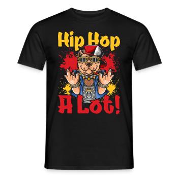 Hiphop Dance Dancer Breakdance - Men's T-Shirt - black - Front - AI Model Male 178 light (178cm)