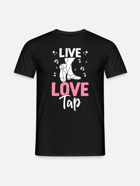 Dance Tap Dancer - Men's T-Shirt - black