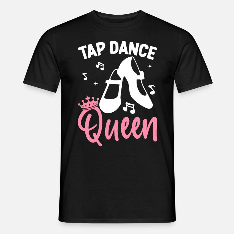 Tänzerin Stepptänzerin - Männer T-Shirt - Schwarz