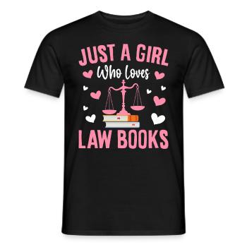 Jurastudent Jurastudium - Männer T-Shirt - Schwarz - Vorne - AI Model Male 178 light (178cm)