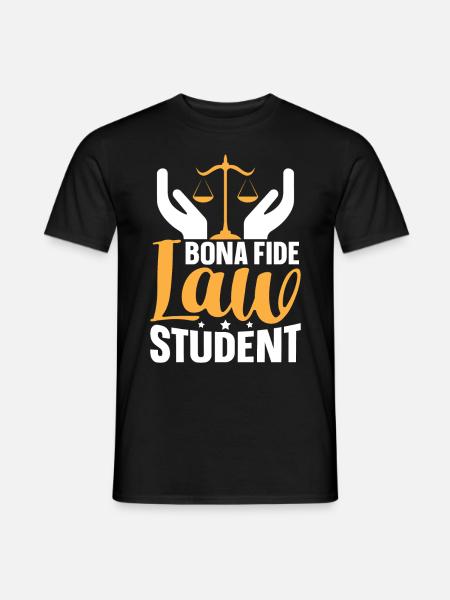 Law studies Future lawyer - Men's T-Shirt - black