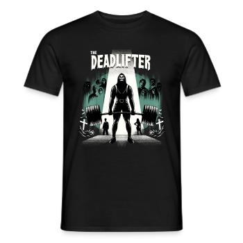 Horrifying Deadlifter Bodybuilding Workout - Männer T-Shirt - Schwarz - Vorne - AI Model Male 178 light (178cm)
