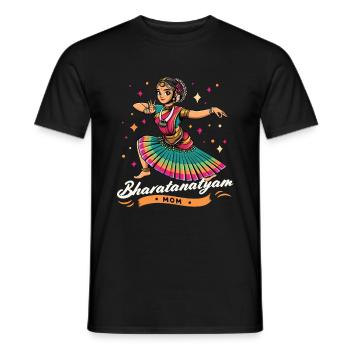 Bharatanatyam Mom Indischer Tanz Indischer - Männer T-Shirt - Schwarz - Vorne - AI Model Male 178 light (178cm)