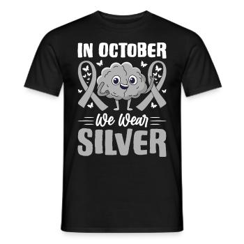 Dyslexia Awareness Dyslexics - Men's T-Shirt - black - Front - AI Model Male 178 light (178cm)