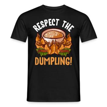 Drôle de crabe Rangoon Cuisine chinoise - T-shirt homme - noir - Devant - AI Model Male 178 light (178cm)