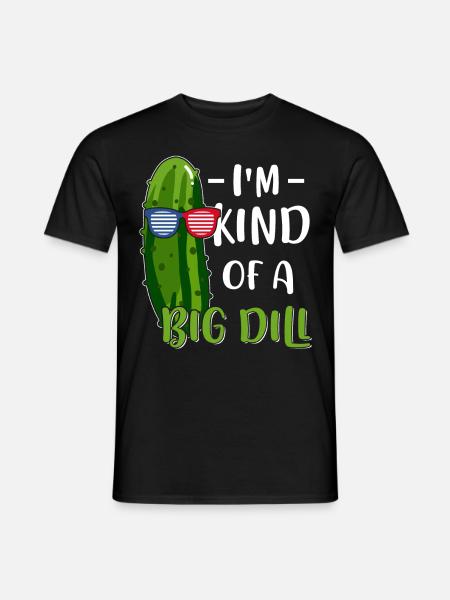 Vegan Vegetarian Pickle - Men's T-Shirt - black