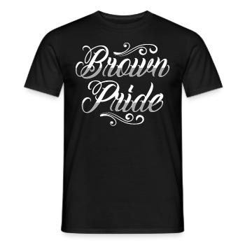 Hispanique Latino-Américain Chicano Mexicain - T-shirt homme - noir - Devant - AI Model Male 178 light (178cm)