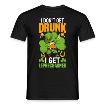 Fête irlandaise de la Saint-Patrick - T-shirt homme - noir - Devant - AI Model Male 178 light (178cm)