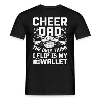 Cheerleading Cheerleader - Männer T-Shirt - Schwarz - Vorne - AI Model Male 178 light (178cm)