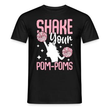 Cheerleading Cheerleader Cheer - Men's T-Shirt - black - Front - AI Model Male 178 light (178cm)