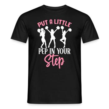 Cheerleading Cheerleader Cheer - Men's T-Shirt - black - Front - AI Model Male 178 light (178cm)