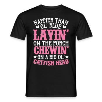Southern Slang Entspannungsland - Männer T-Shirt - Schwarz - Vorne - AI Model Male 178 light (178cm)