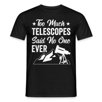 Starry Sky Night Sky Watching Stars - Men's T-Shirt - black - Front - AI Model Male 178 light (178cm)