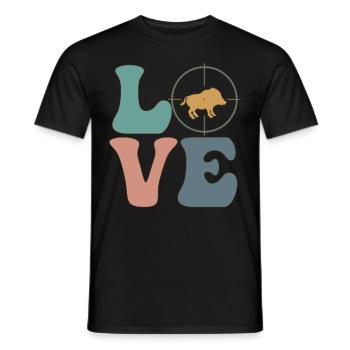 Hog Hunter Schweinejagd - Männer T-Shirt - Schwarz - Vorne - AI Model Male 178 light (178cm)