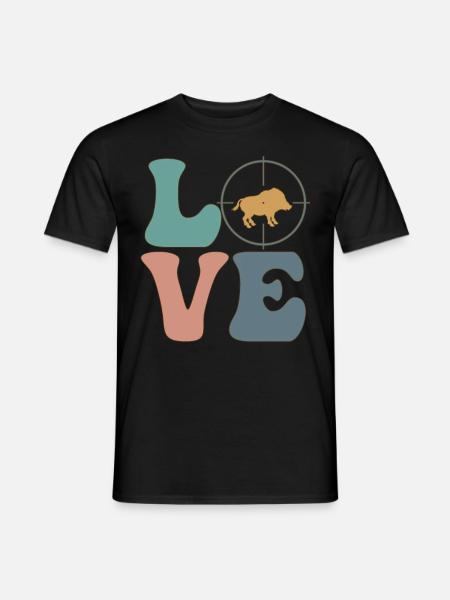 Hog Hunter Pig Hunt - Men's T-Shirt - black