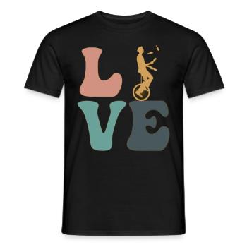 Jonglieren Jongleur Zirkus - Männer T-Shirt - Schwarz - Vorne - AI Model Male 178 light (178cm)