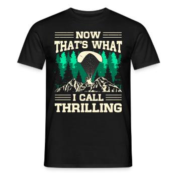 Festival de paramoteur Paramotoriste motorisé - T-shirt homme - noir - Devant - AI Model Male 178 light (178cm)