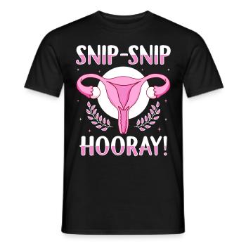 Endometriose Gynäkologische Chirurgie Erholung - Männer T-Shirt - Schwarz - Vorne - AI Model Male 178 light (178cm)