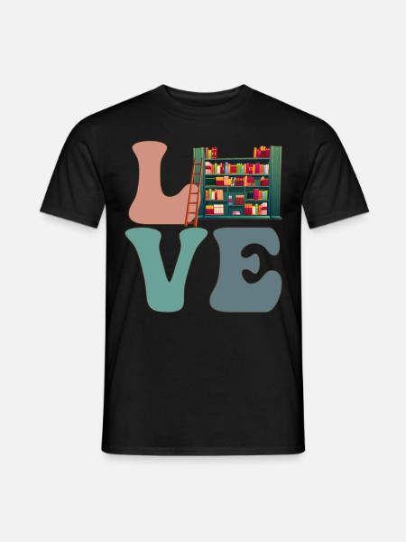 Librarian Library - Men's T-Shirt - black