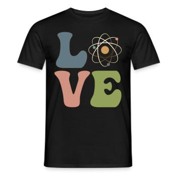 Quantenphysik Experiment Physiker Wissenschaft - Männer T-Shirt - Schwarz - Vorne - AI Model Male 178 light (178cm)