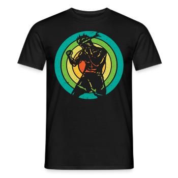Muay Thaï - T-shirt homme - noir - Devant - AI Model Male 178 light (178cm)