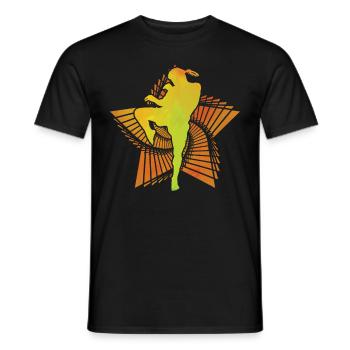 Muay Thaï - T-shirt homme - noir - Devant - AI Model Male 178 light (178cm)