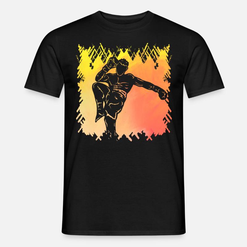 Muay Thai - Männer T-Shirt - Schwarz