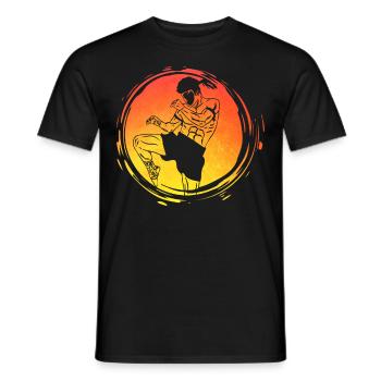 Muay Thaï - T-shirt homme - noir - Devant - AI Model Male 178 light (178cm)
