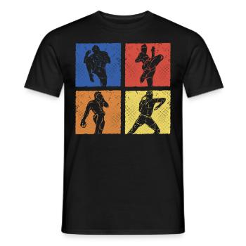 Muay Thaï - T-shirt homme - noir - Devant - AI Model Male 178 light (178cm)