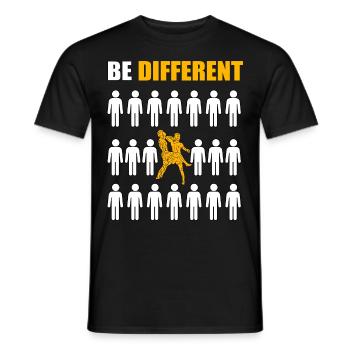 être différent Muay Thai - T-shirt homme - noir - Devant - AI Model Male 178 light (178cm)