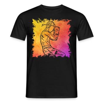 Muay Thaï - T-shirt homme - noir - Devant - AI Model Male 178 light (178cm)
