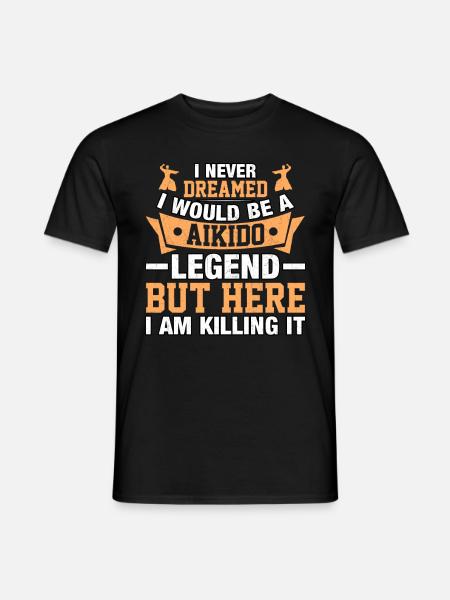Légende de l’Aïkido - Mænd T-shirt - sort