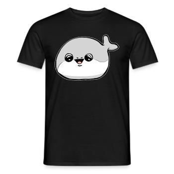 Sacabambaspis Fish Meme - Men's T-Shirt - black - Front - AI Model Male 178 light (178cm)