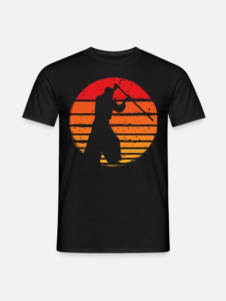 Aïkido - T-shirt homme - noir