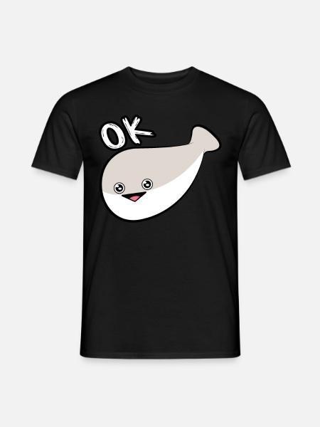 Sacabambaspis Face Fish Meme - Men's T-Shirt - black