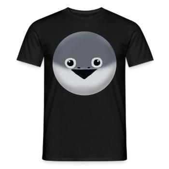 Face Fish Meme - Men's T-Shirt - black - Front - AI Model Male 178 light (178cm)