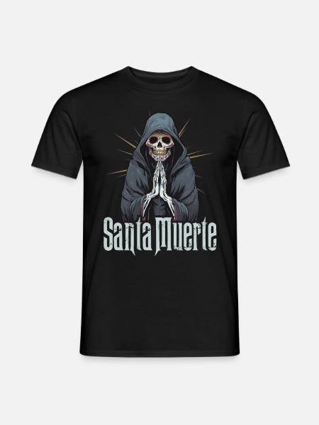 Santisima Muerte Dia De Los Muertos Mexikanisch - Männer T-Shirt - Schwarz