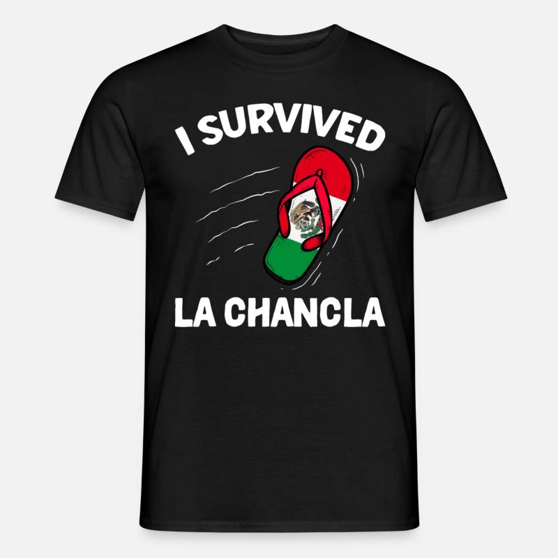 Drapeau mexicain du Mexique - T-shirt homme - noir